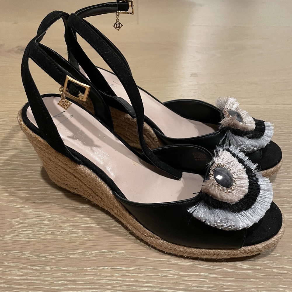 Nannette by Queen Espadrille Wedge Sandals